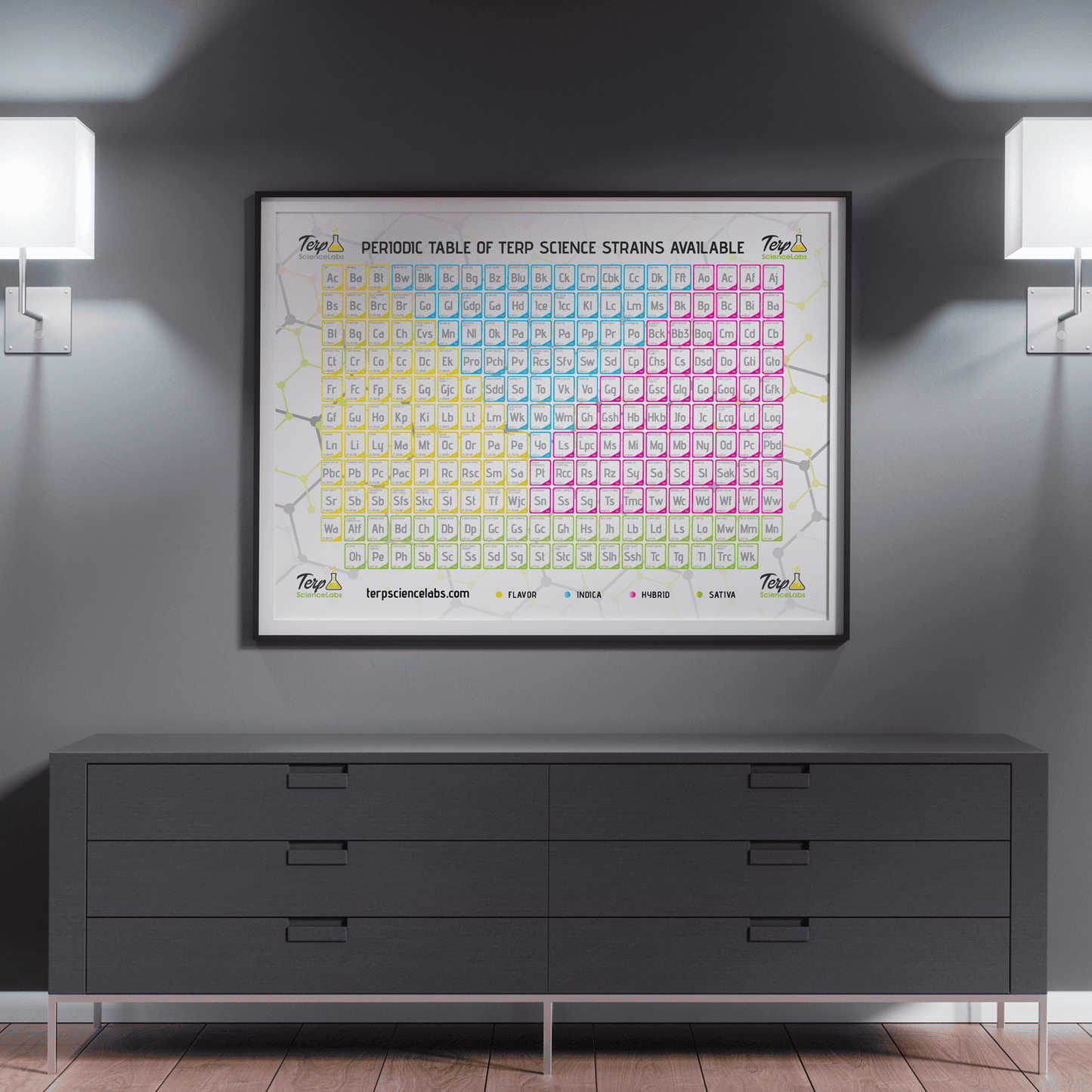 Periodic Table Of Terpenes (White)