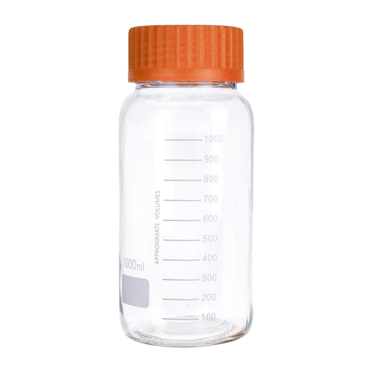 1000ml (1L) Borosilicate Glass Bottle w/Lid