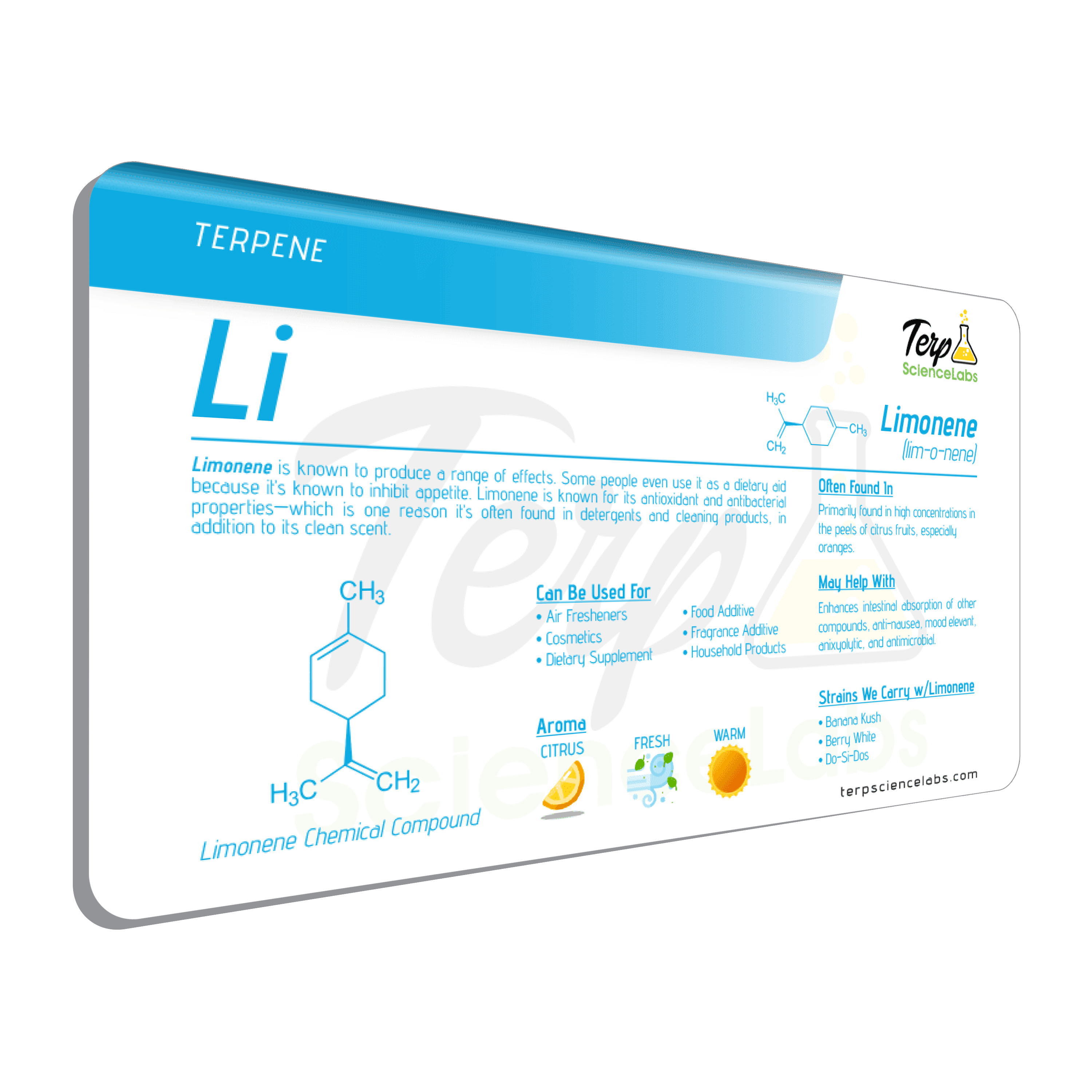 Primary Terpenes Magnet - Limonene – Terp Science Labs