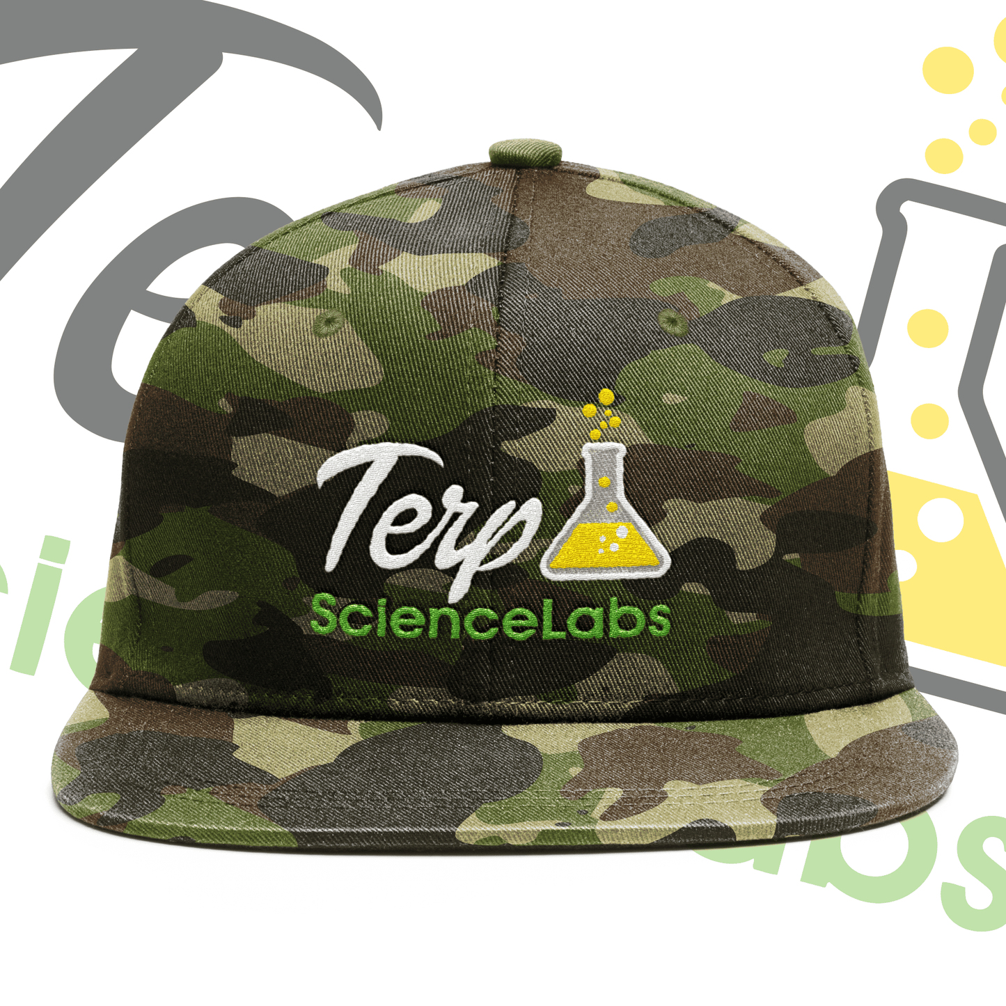 Terp Science Labs Snapback (Flat Brim) Camo